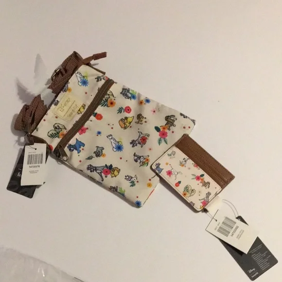 Disney Pets Floral Crossbody Bag and Card Holder - Picture 9 of 9